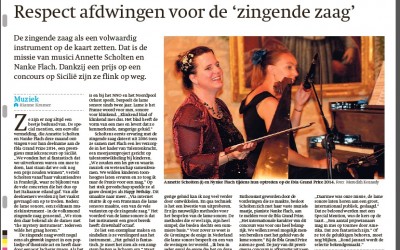 Respect voor de zingende zaag