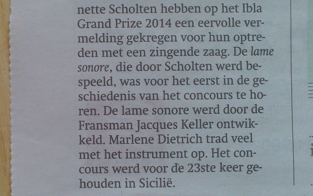 Persbericht Trouw