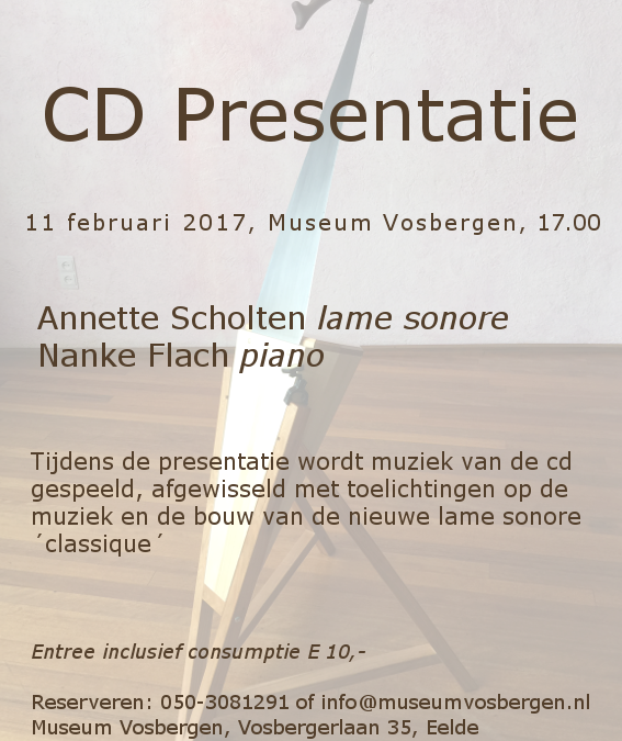 ‘Zingende zaag’ inspiratiebron voor componisten